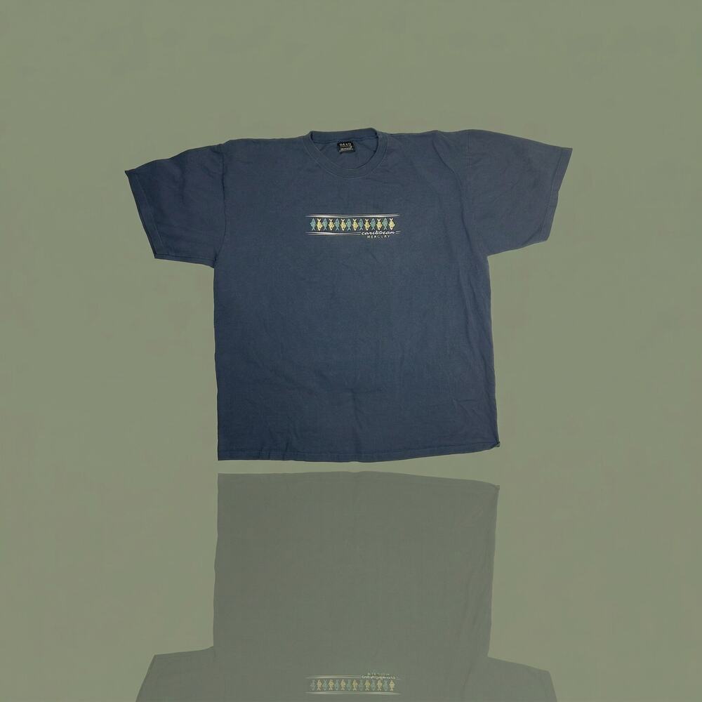 Vintage Gear for Sports Men’s XL Caribbean Mercury T-Shirt Navy Blue